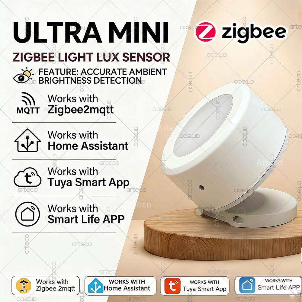 Smart Home Miniature - Ultra Mini Zigbee Light Sensor illuminance