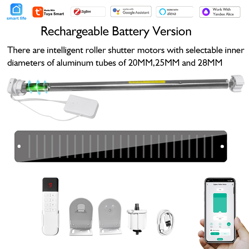 Smart Home Youtube - Tuya Zigbee Battery Shutter Roller Blind
