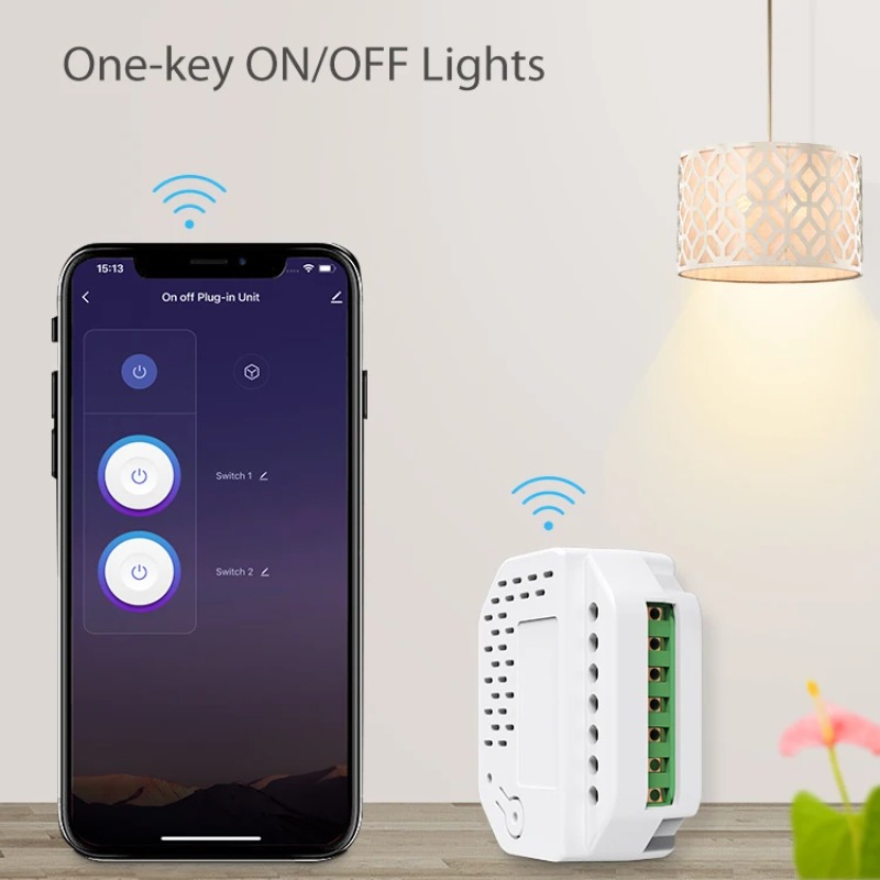 Smart Home Matter - Matter Light Switch Module 2Gang Relay