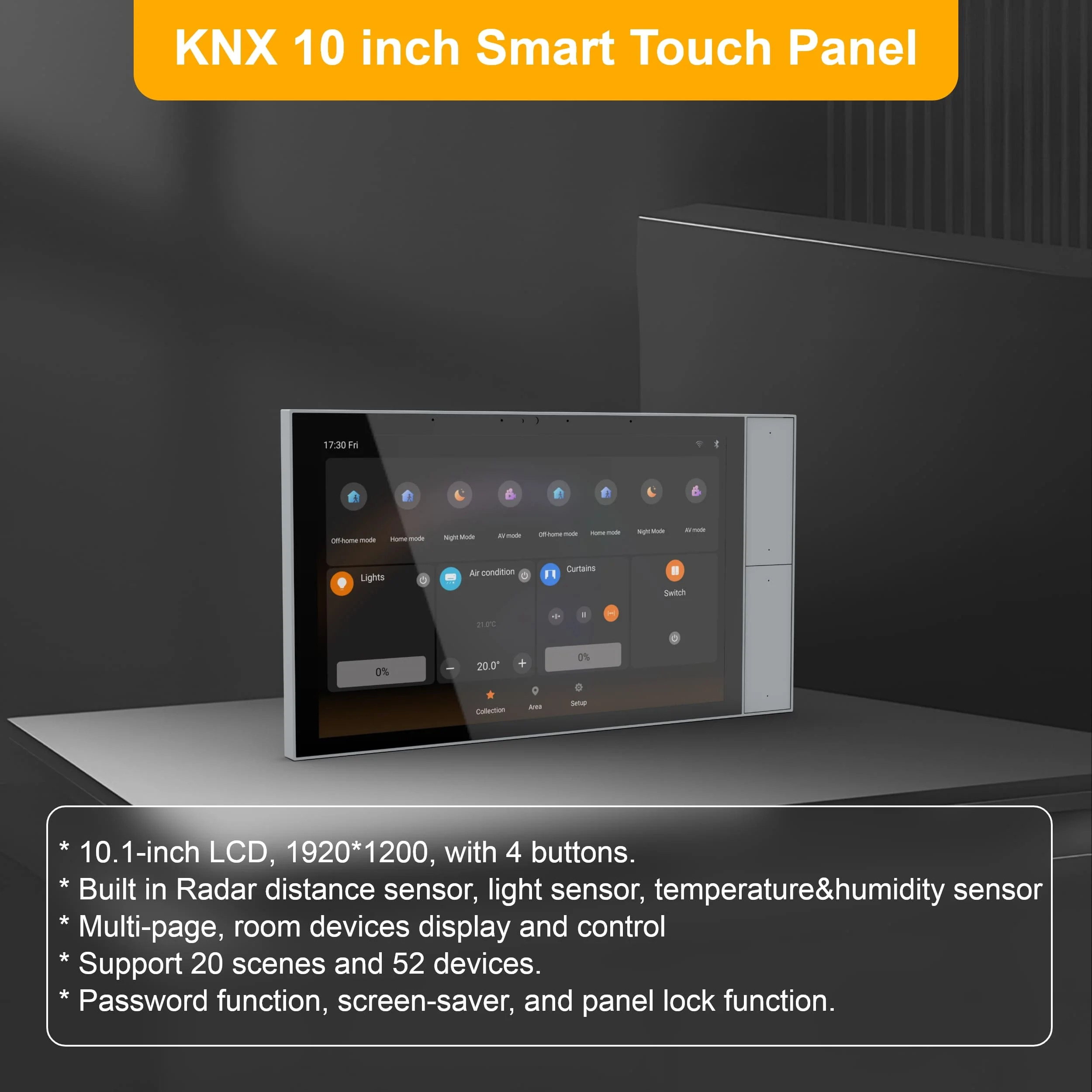 2026 Smart Touch Panel for Bus - Smart Home Knx System recension och pris