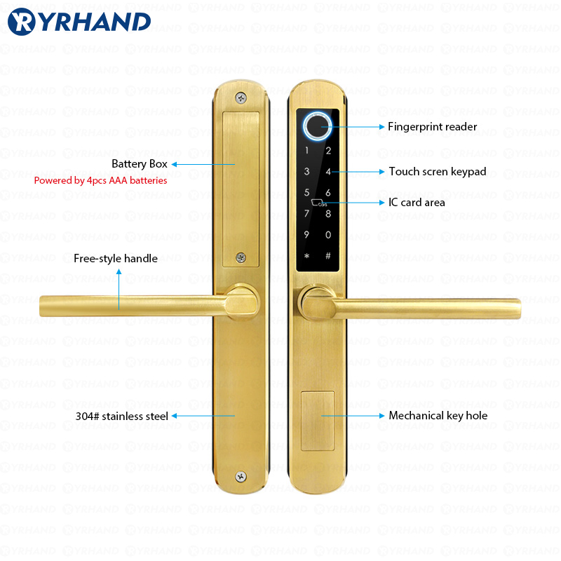 IP66 Gold Stainless steel Slid - Smart Home Keyestudio recension och pris
