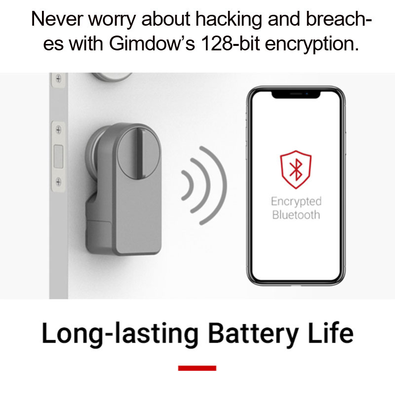 GIMDOW Bluetooth-compatible Ga - Smart Home Lock recension och pris
