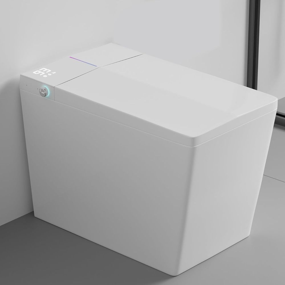 Square Smart Toilet with Tank  - Smart Night Light recension och pris