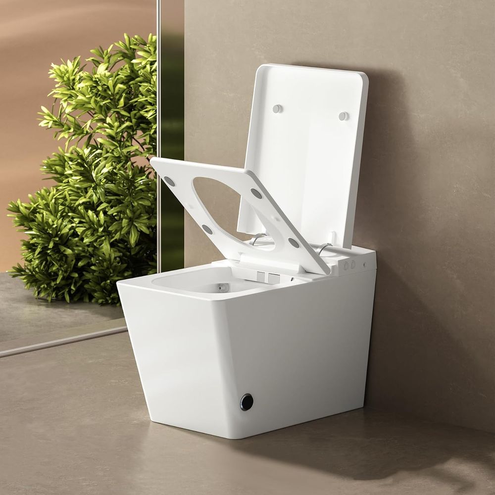 Square Smart Toilet with Tank  - Smart Night Light recension och pris