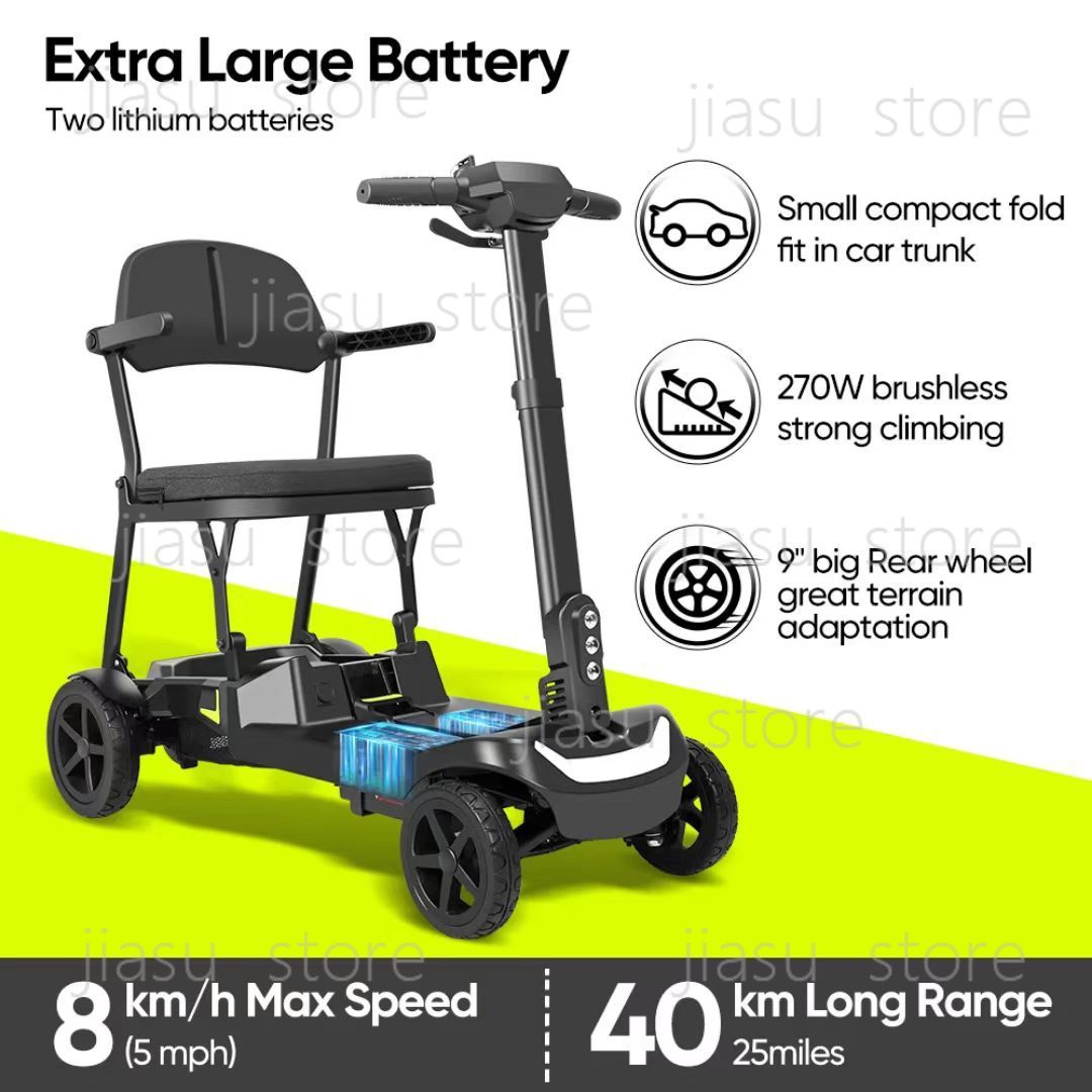 Foldable Smart Electric Mobili - Smart Elderly Home recension och pris