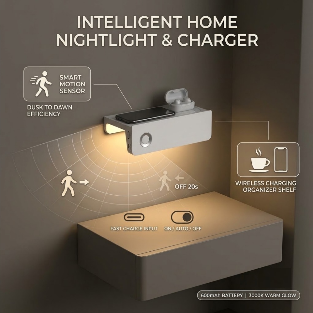 Wireless LED Closet Lamp Smart - Smart Night Light recension och pris