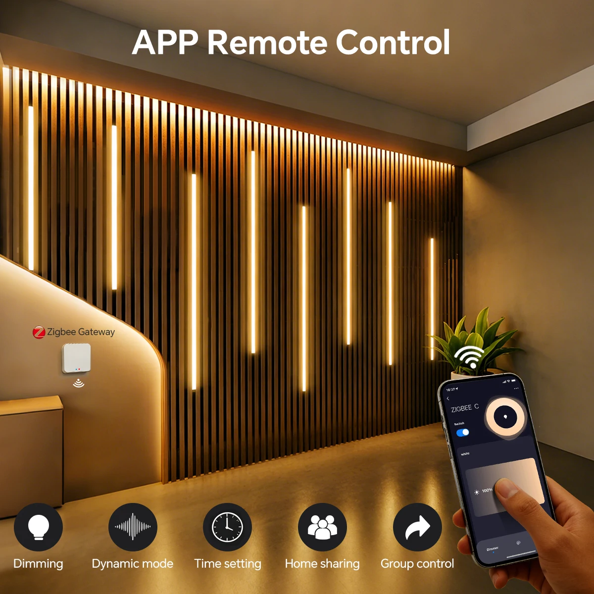Zigbee Smart Neon COB LED Stri - Smart Home Youtube recension och pris
