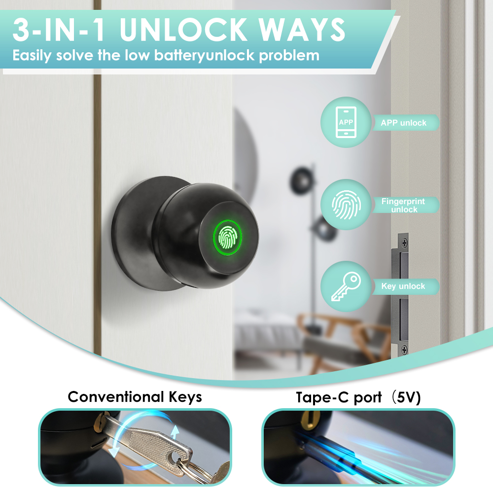 Tuya Electronic Door Lock Smar - Smart Home Keyestudio recension och pris