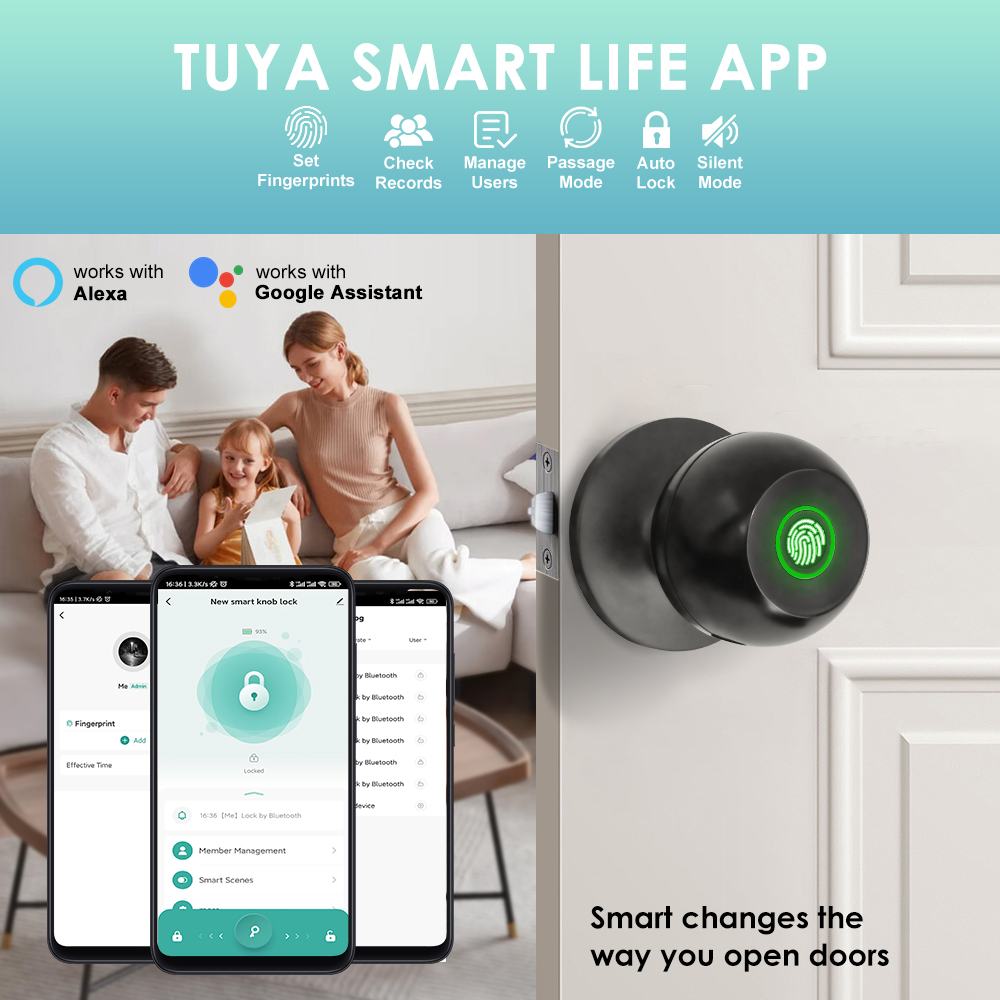 Tuya Electronic Door Lock Smar - Smart Home Keyestudio recension och pris