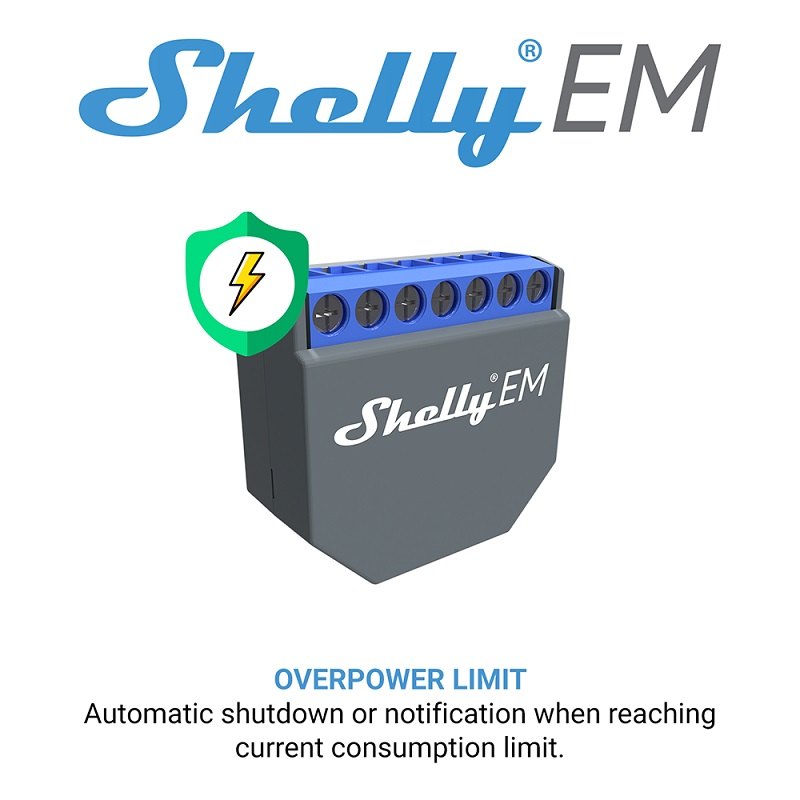 SHELLY EM Wifi Smart Life Cont - Smart Home Control recension och pris