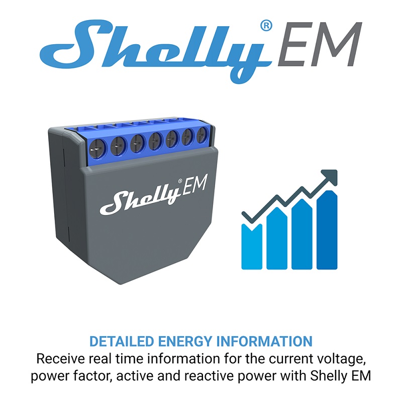 SHELLY EM Wifi Smart Life Cont - Smart Home Control recension och pris