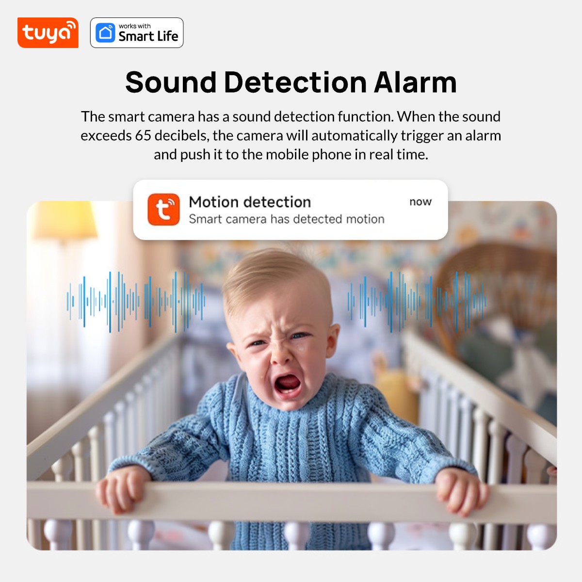 3MP HD Tuya Smart Indoor/Outdo - Smart Elderly Home recension och pris