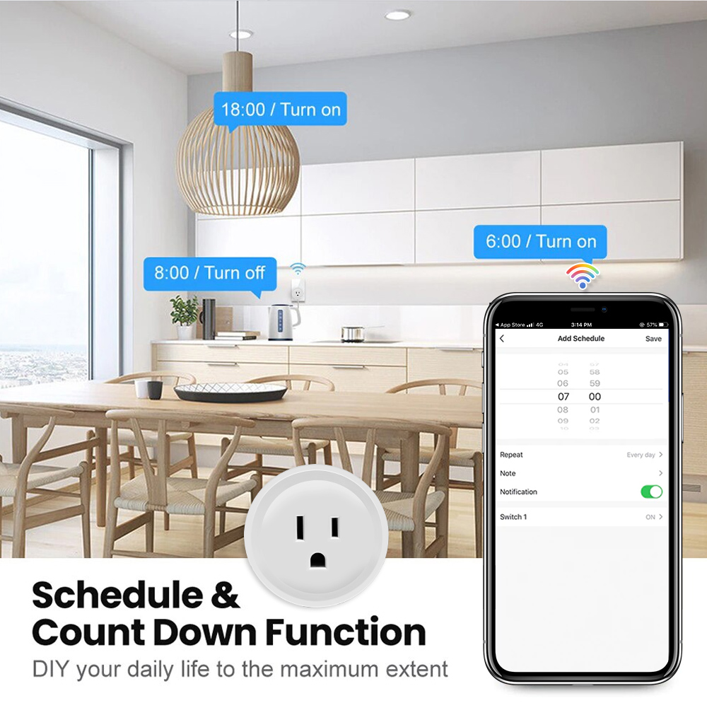 16A Tuya Smart WiFi Plug US St - Smart Home Japan recension och pris