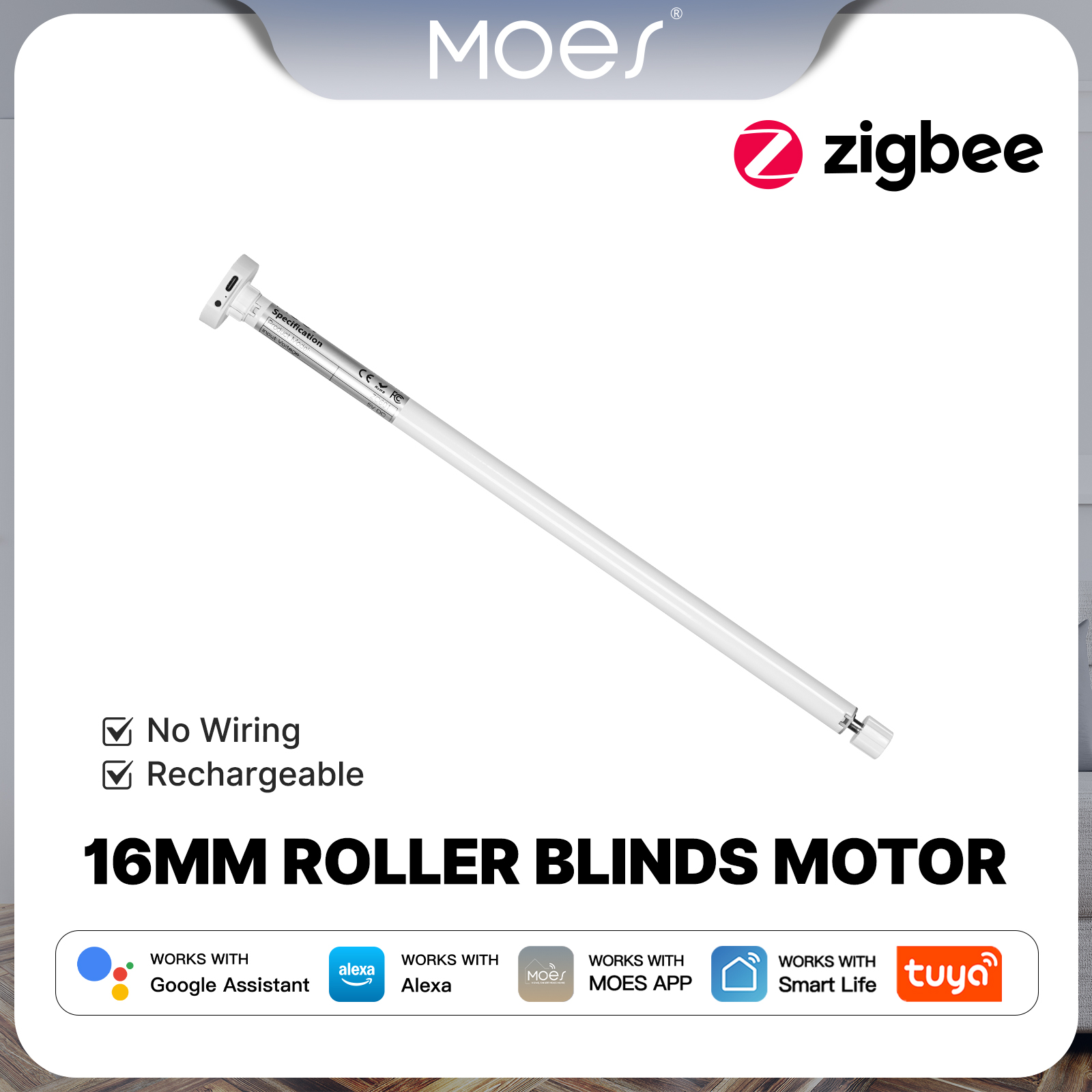 MOES Tuya Zigbee Smart Roller  - Smart Home Youtube recension och pris