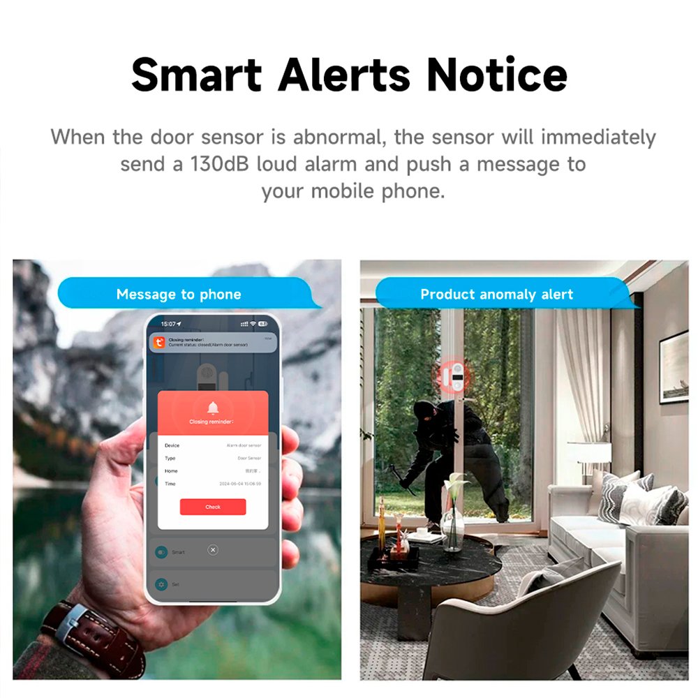 Tuya Zigbee Wireless Door Wind - Wireless Door Sensor recension och pris