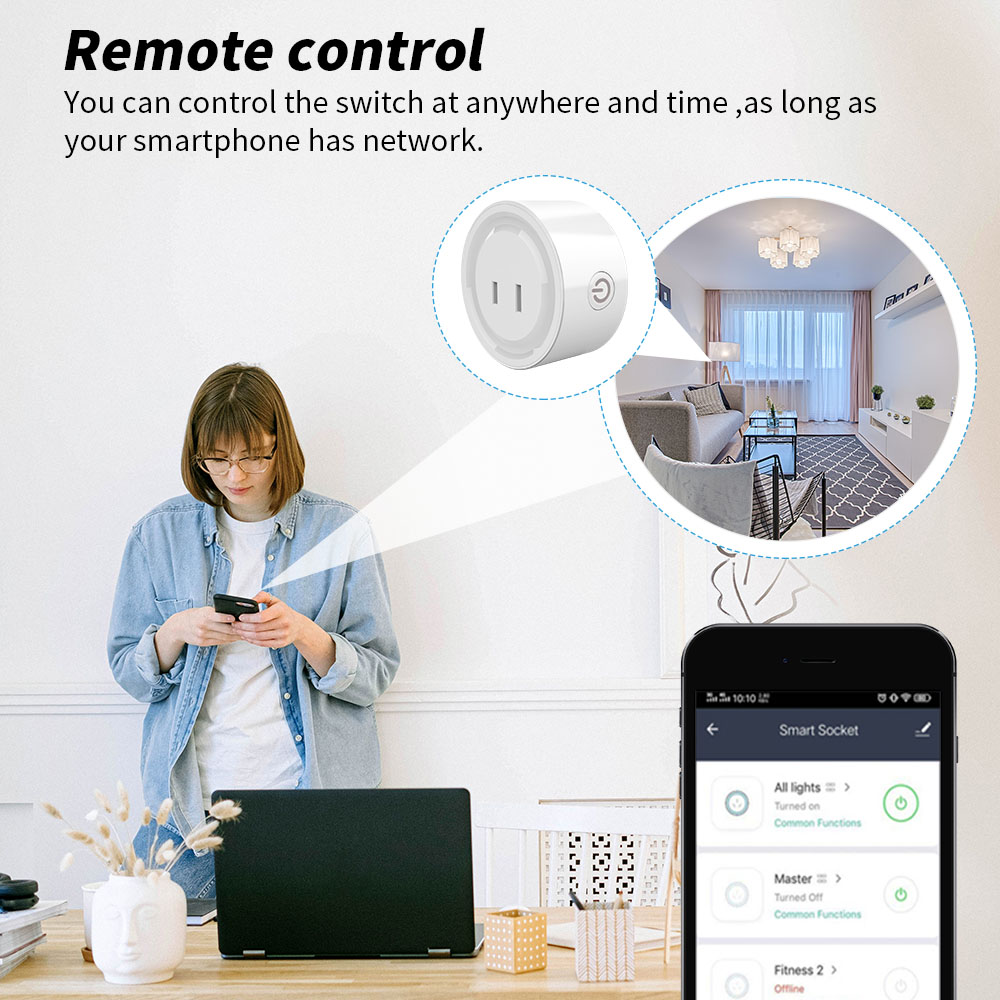 SIXWGH Tuya WIFI Japan Plug Ad - Smart Home Japan recension och pris