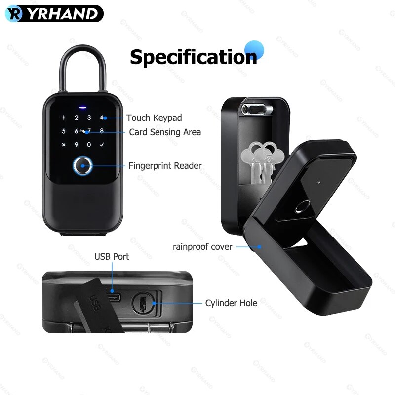 TTlock Smartkey Lock Box Home  - Smart Home Keyestudio recension och pris