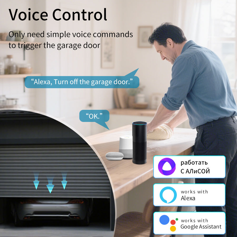Tuya Smart WiFi or Zigbee Gara - Wireless Door Sensor recension och pris