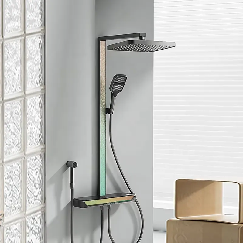 Brass Digital Waterfall Shower - Smart Home recension och pris