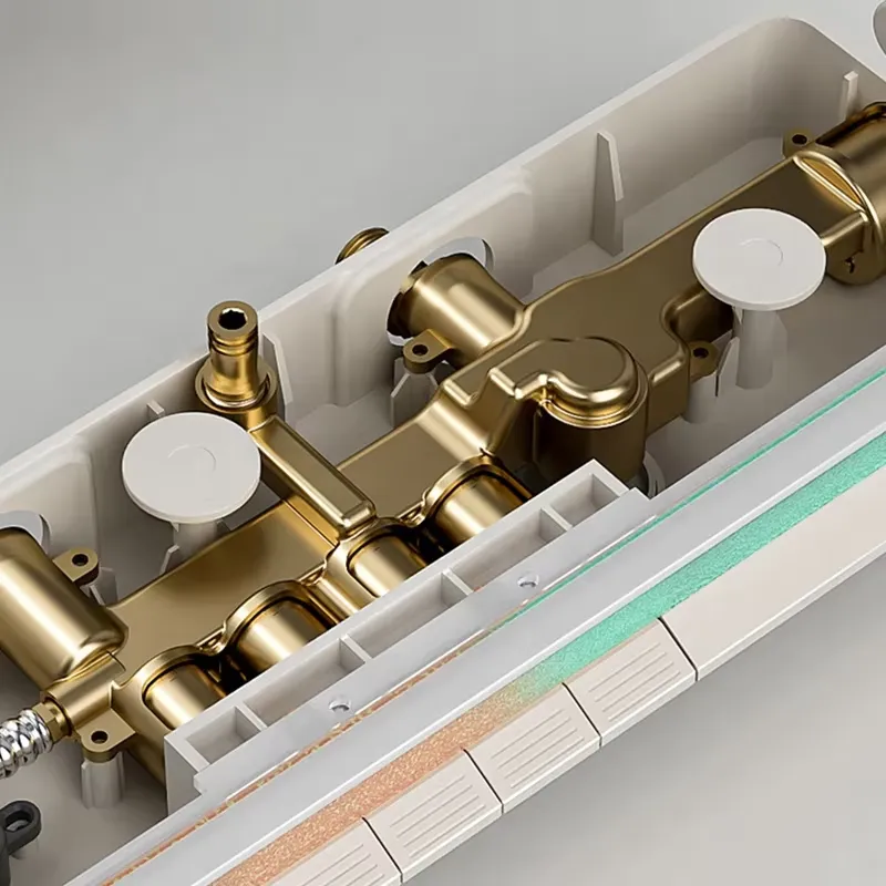 Brass Digital Waterfall Shower - Smart Home recension och pris