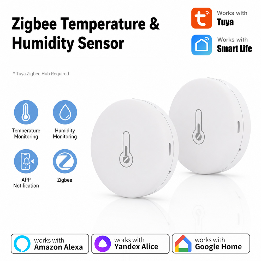 Tuya Zigbee Temperature And Hu - Smart Home Miniature recension och pris