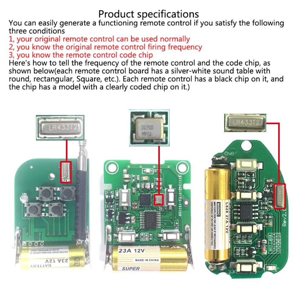 433Mhz RF Remote Control On Of - Smart Home Keyestudio recension och pris