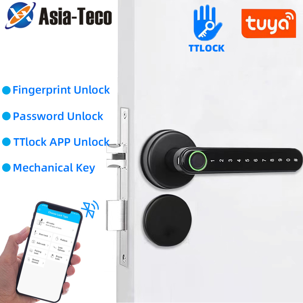 TTLock Smart Bluetooth Fingerp - Smart Home Lock recension och pris