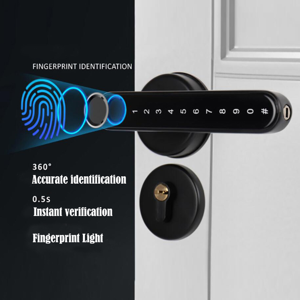 TTLock Smart Bluetooth Fingerp - Smart Home Lock recension och pris