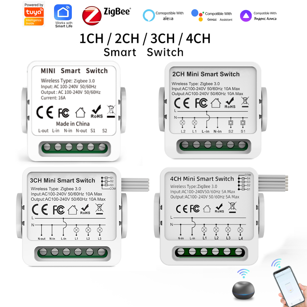 Tuya Zigbee 3.0 Smart Switch 1 - Smart Home Matter recension och pris