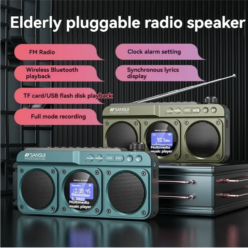 SANSUI F28 Dual Speaker Wirele - Smart Elderly Home recension och pris