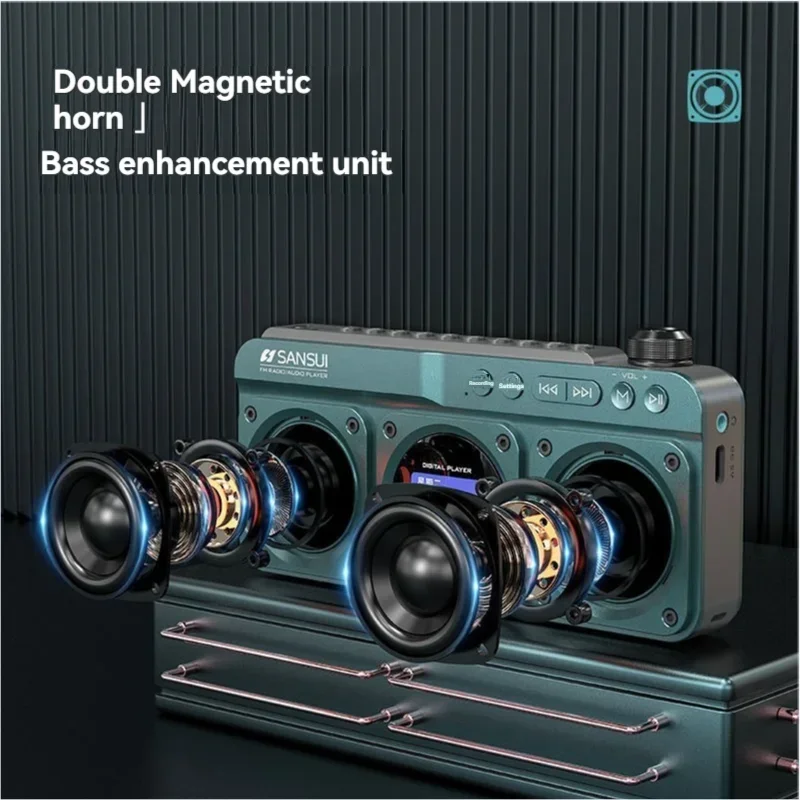 SANSUI F28 Dual Speaker Wirele - Smart Elderly Home recension och pris