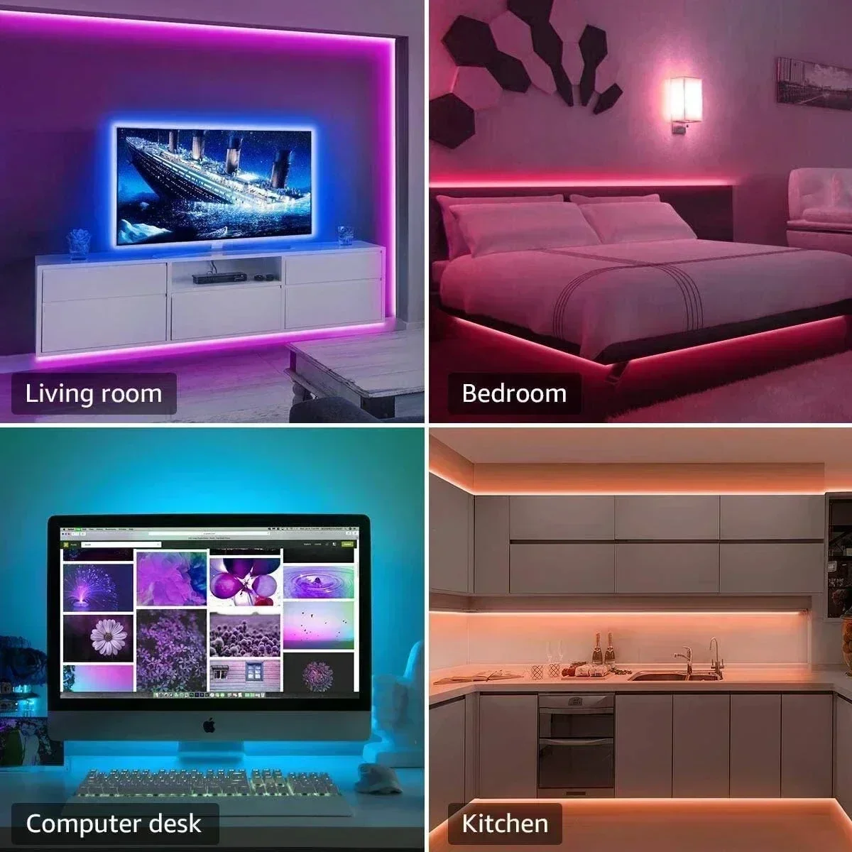 Smart RGB LED Gaming Light Str - Smart Night Light recension och pris