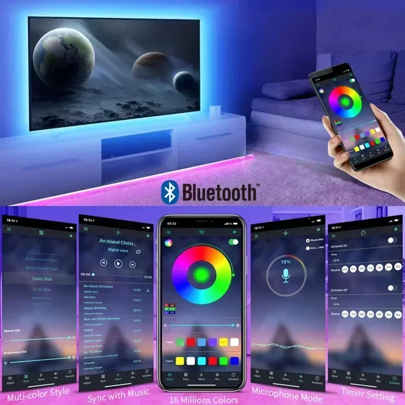 Smart RGB LED Gaming Light Str - Smart Night Light recension och pris
