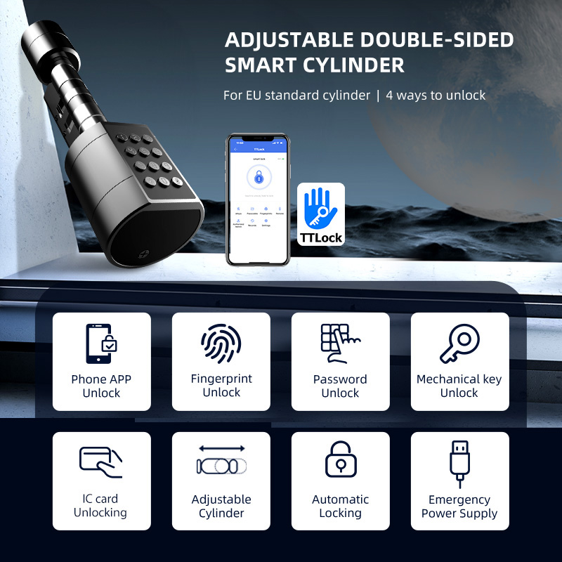 Smart Euro Cylindrical Door Lo - Smart Home Lock recension och pris