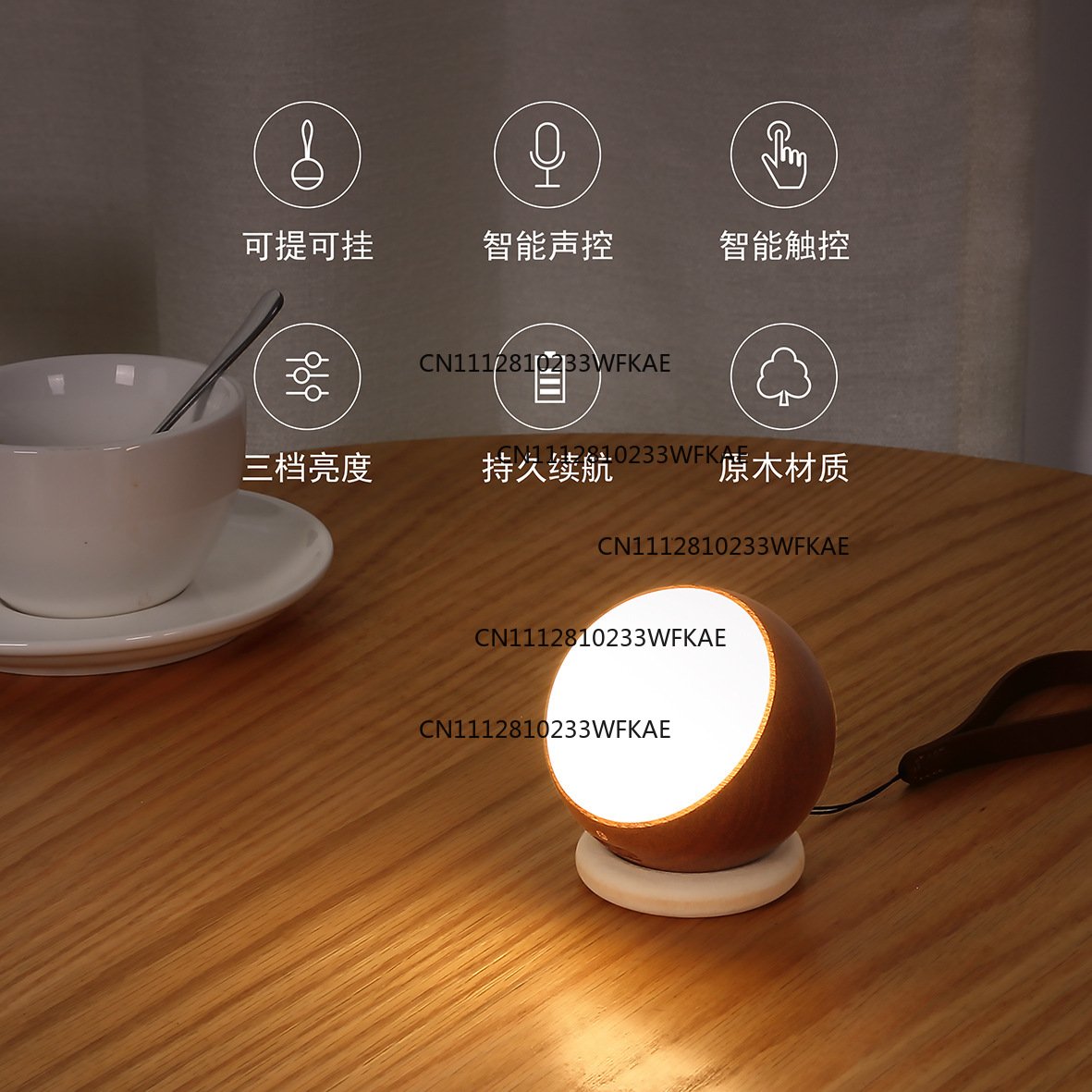 Solid wood smart sound control - Smart Night Light recension och pris