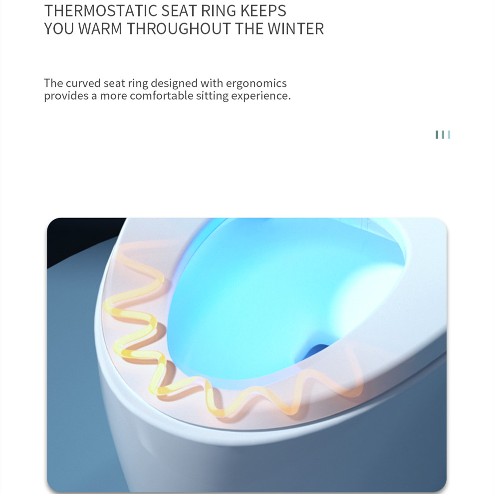 Smart Toilet-Heated Seat Dual- - Smart Night Light recension och pris