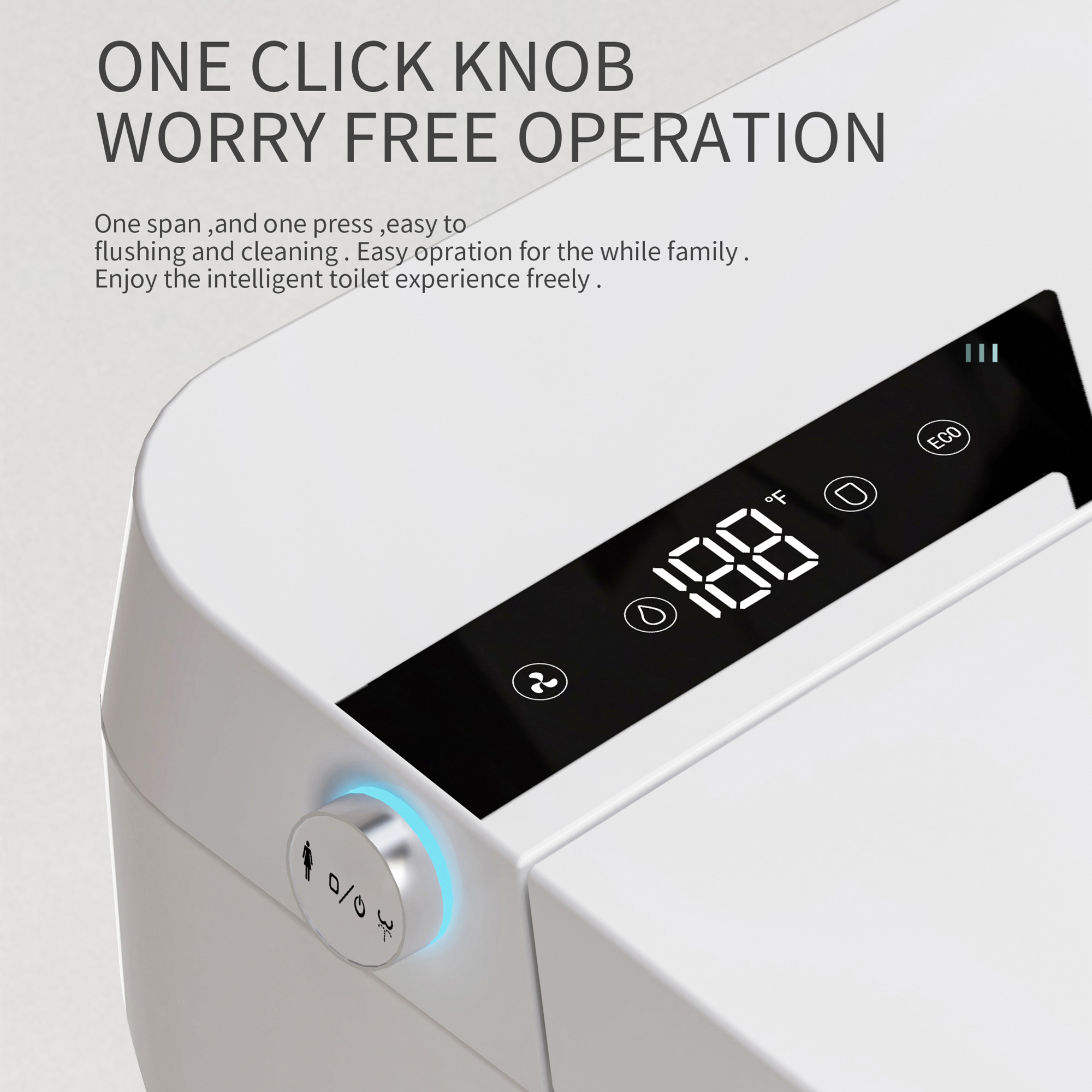 Smart Toilet-Heated Seat Dual- - Smart Night Light recension och pris