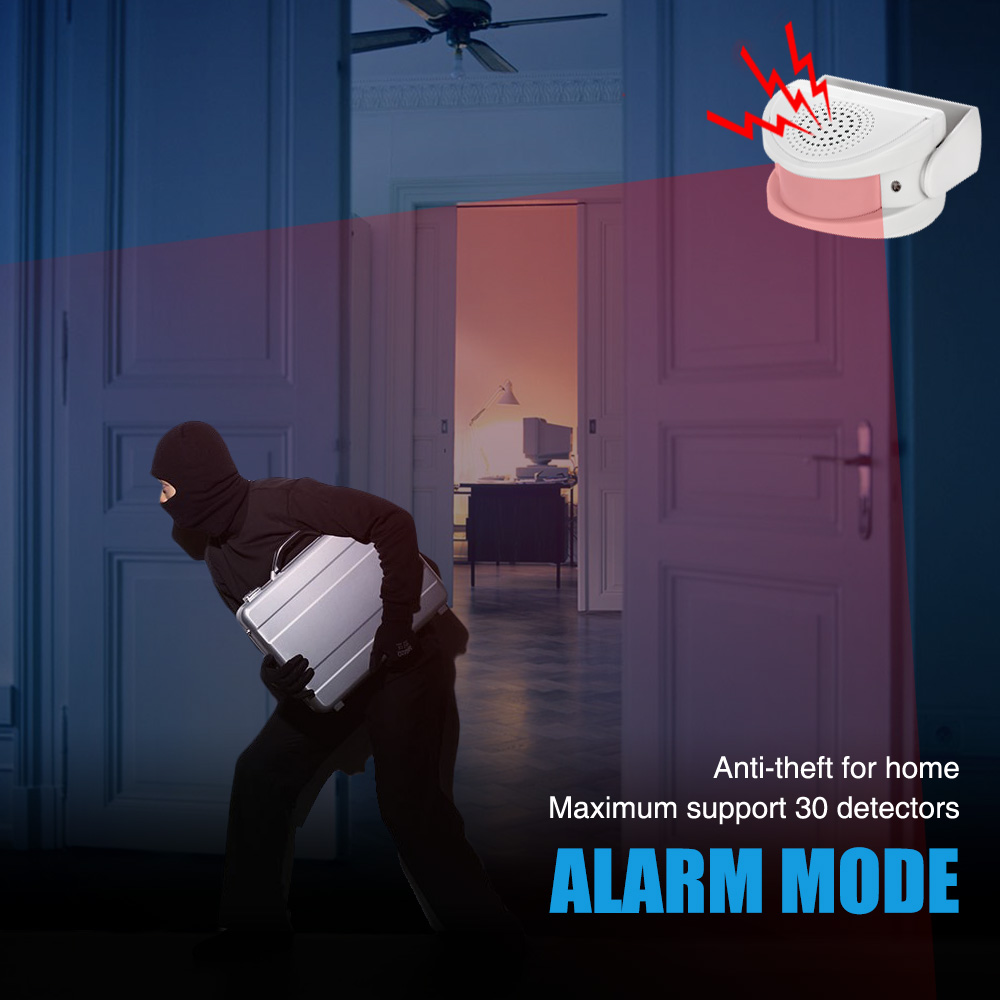 32 Songs Welcome Infrared Chim - Wireless Door Sensor recension och pris