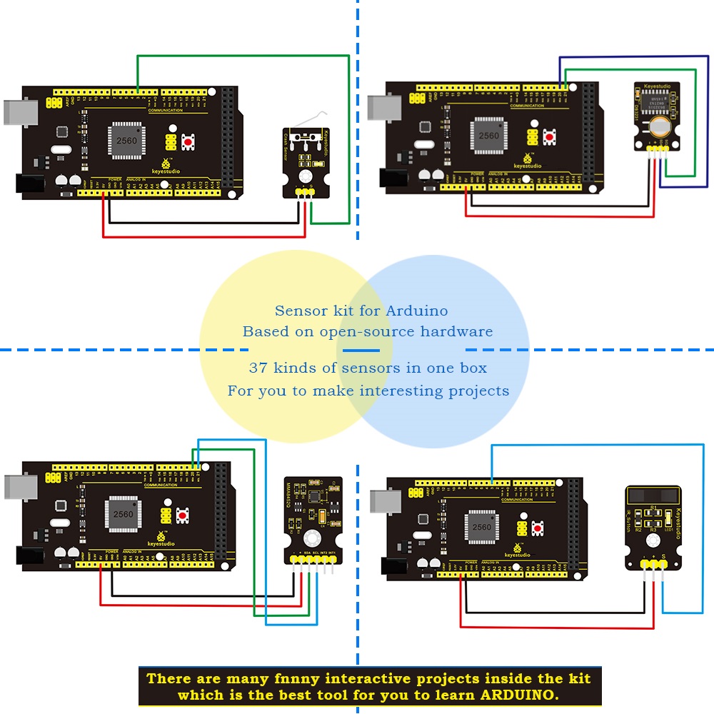 Keyestudio New Sensor Starter  - Smart Home Keyestudio recension och pris