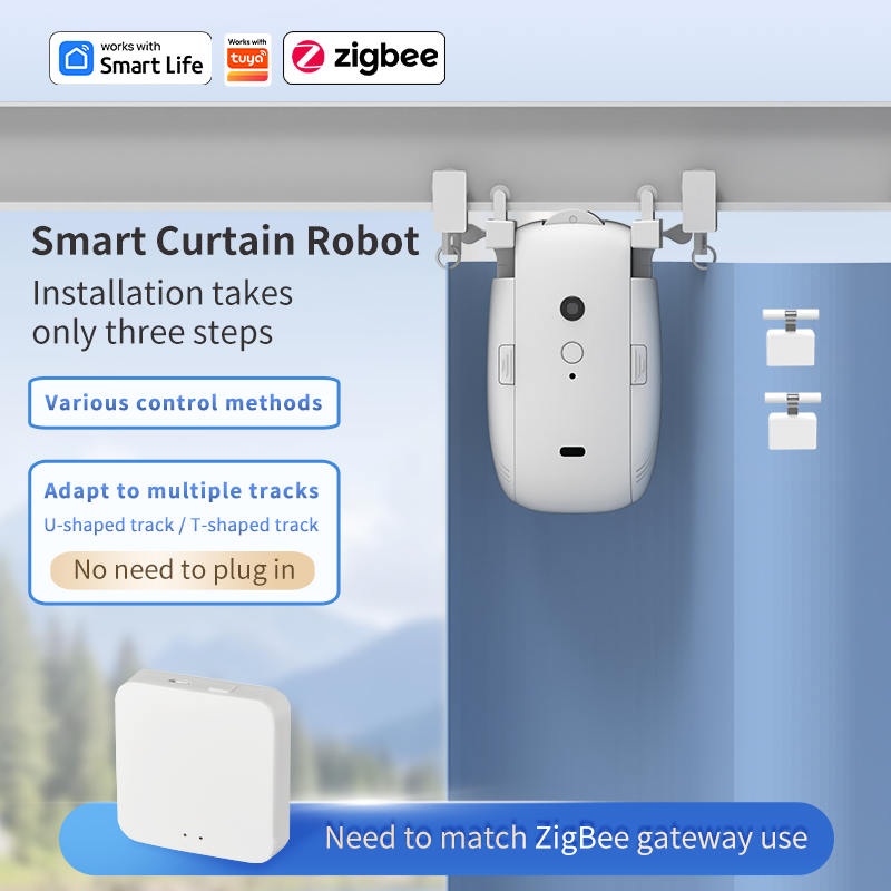 Zigbee Smart Curtain Driver Ro - Smart Home Matter recension och pris