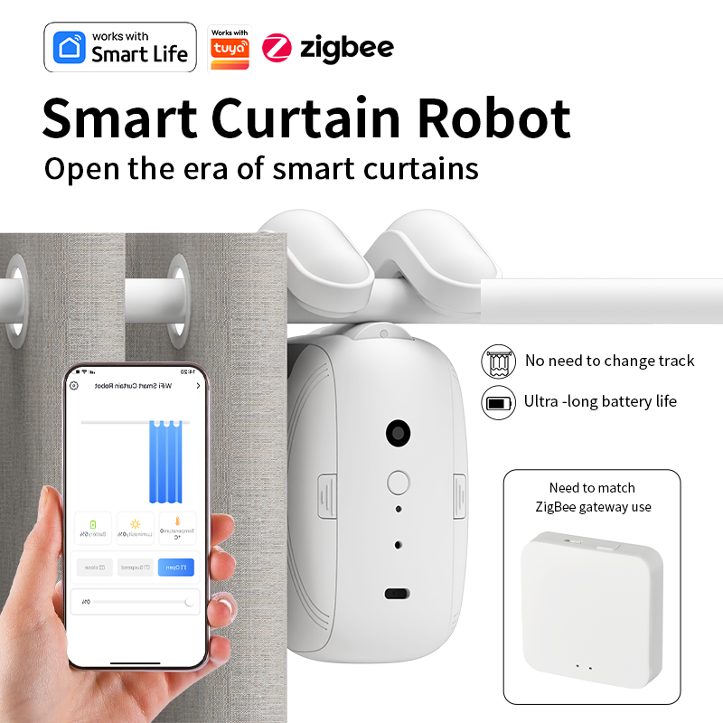 Zigbee Smart Curtain Driver Ro - Smart Home Matter recension och pris
