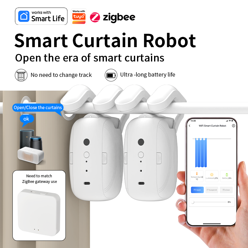 Zigbee Smart Curtain Driver Ro - Smart Home Matter recension och pris
