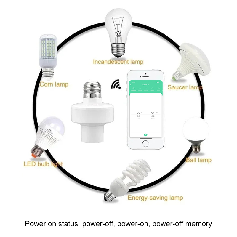 Tuya Smart E27 Socket Switch A - Smart Home Matter recension och pris