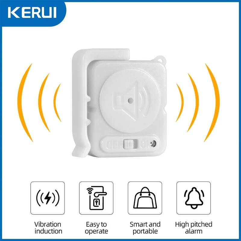 KERUI Wireless Vibration Alarm - Wireless Door Sensor recension och pris