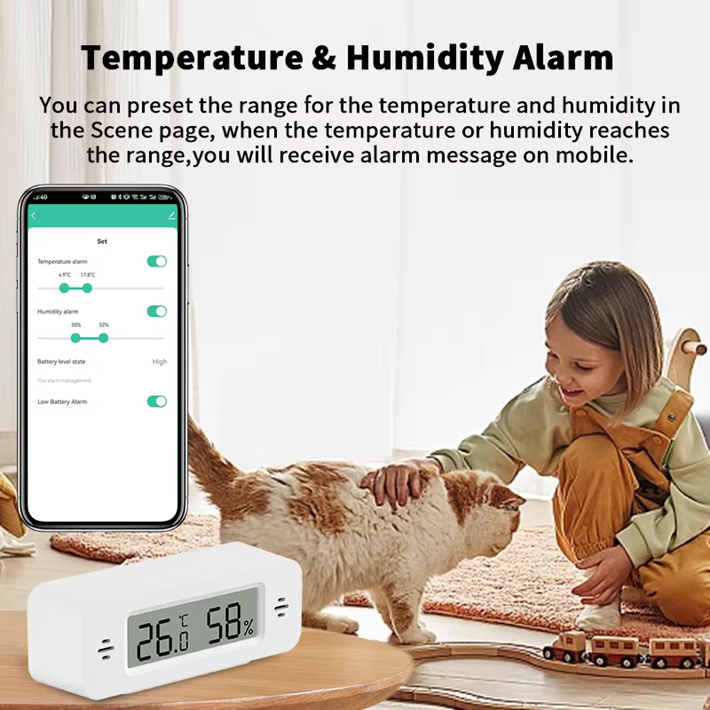 Tuya Zigbee WiFi Mini Temp & H - Smart Home Miniature recension och pris