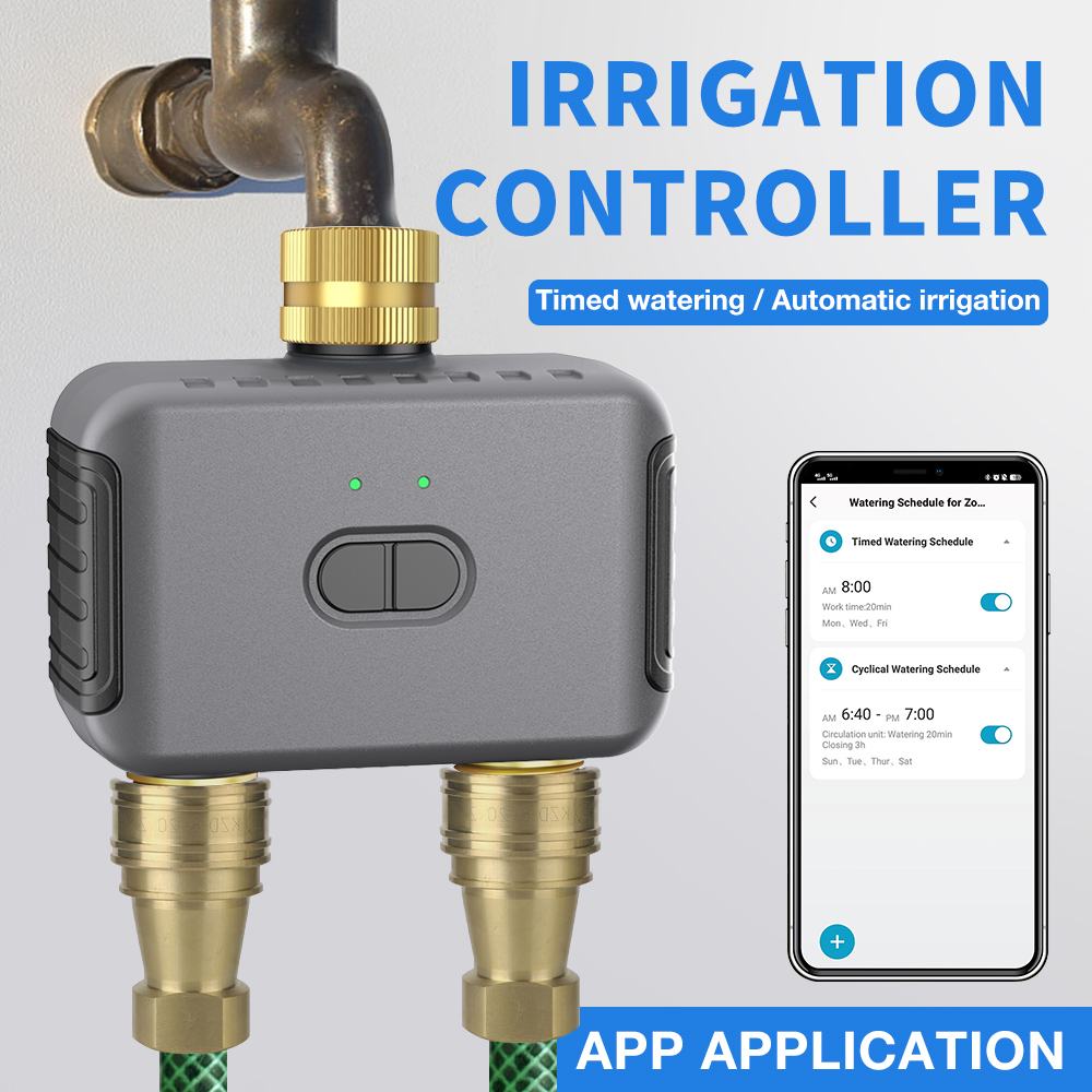 Tuya 2 Zone Watering Timer Gar - Smart Home Matter recension och pris