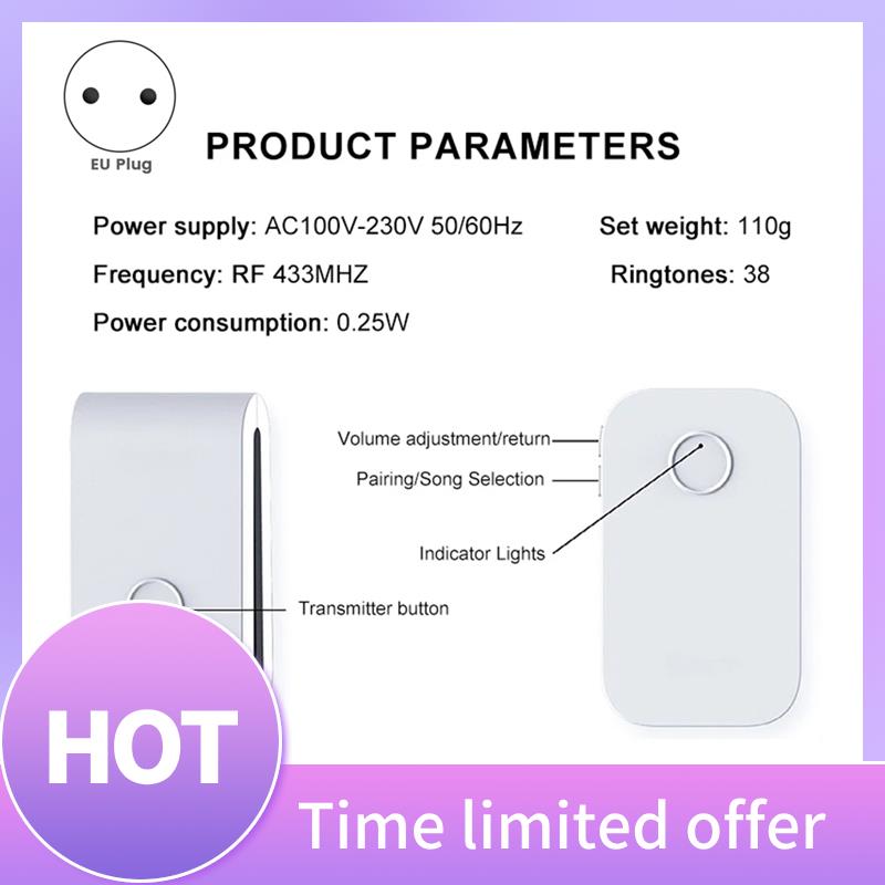B68A 433 Mhz Self-Generating W - Smart Elderly Home recension och pris